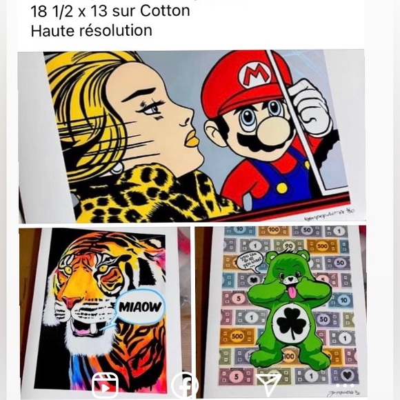 🌟GIFT IDEA🌟Various print***Mario Bros in the car carebears sweet Tiger - Picture 1 of 11